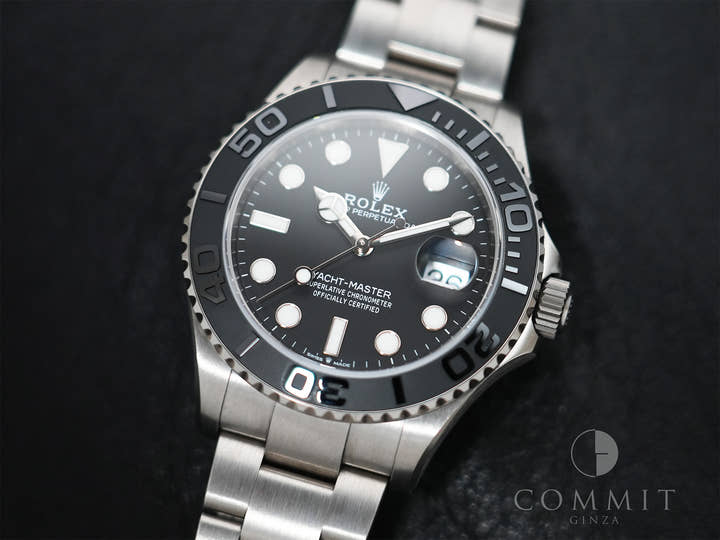 Rolex Yacht-Master 42 Ref.226627 RLX Titanium Black Dial Excellent Pre-owned ypattc72