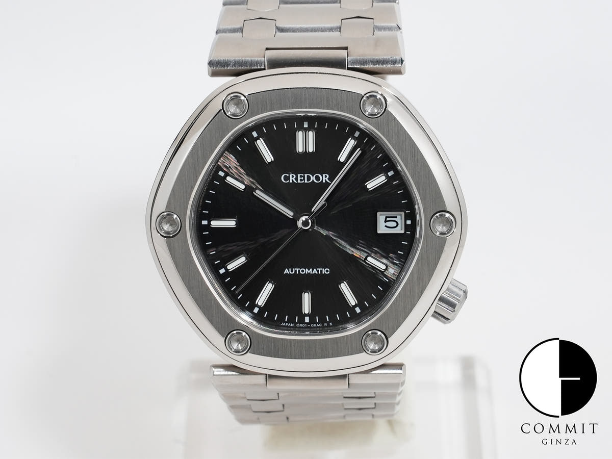 Seiko Credor Locomotive Ref.GCCR999 Titanium Black Dial Pre-owned 2iifbfig
