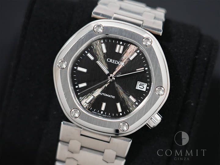 Seiko Credor Locomotive Ref.GCCR999 Titanium Black Dial Pre-owned 2iifbfig