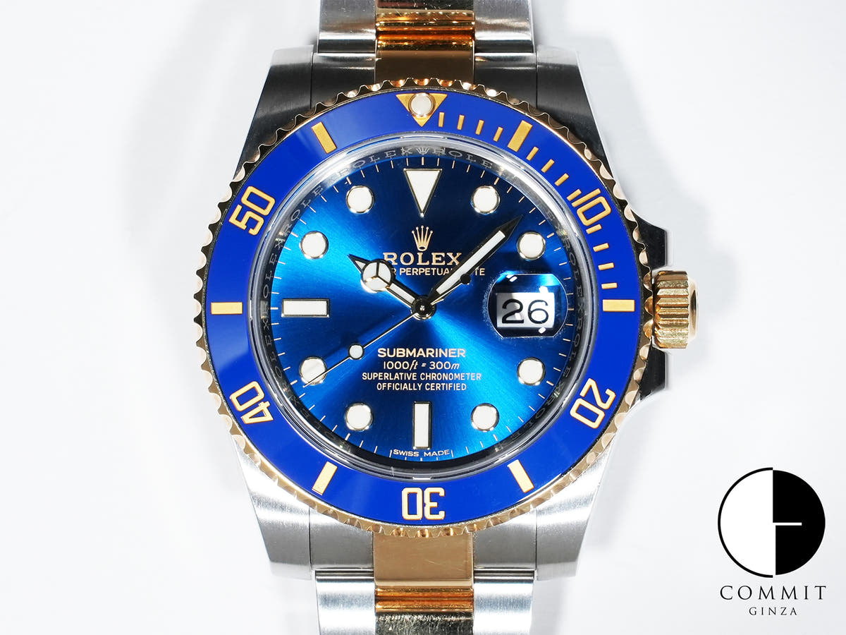 Rolex Submariner Date Ref.116613LB Stainless Steel/Yellow Gold Blue Dial Pre-owned mzjr47cq