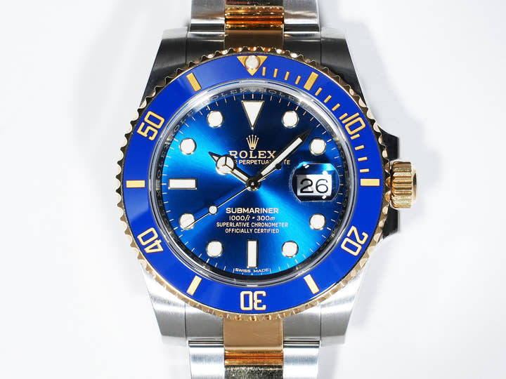 Rolex Submariner Date Ref.116613LB Stainless Steel/Yellow Gold Blue Dial Pre-owned mzjr47cq