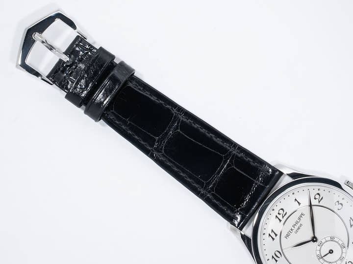 パテックフィリップ カラトラバ Ref.5196P-001 プラチナ シルバー文字盤 美中古 q7in653r