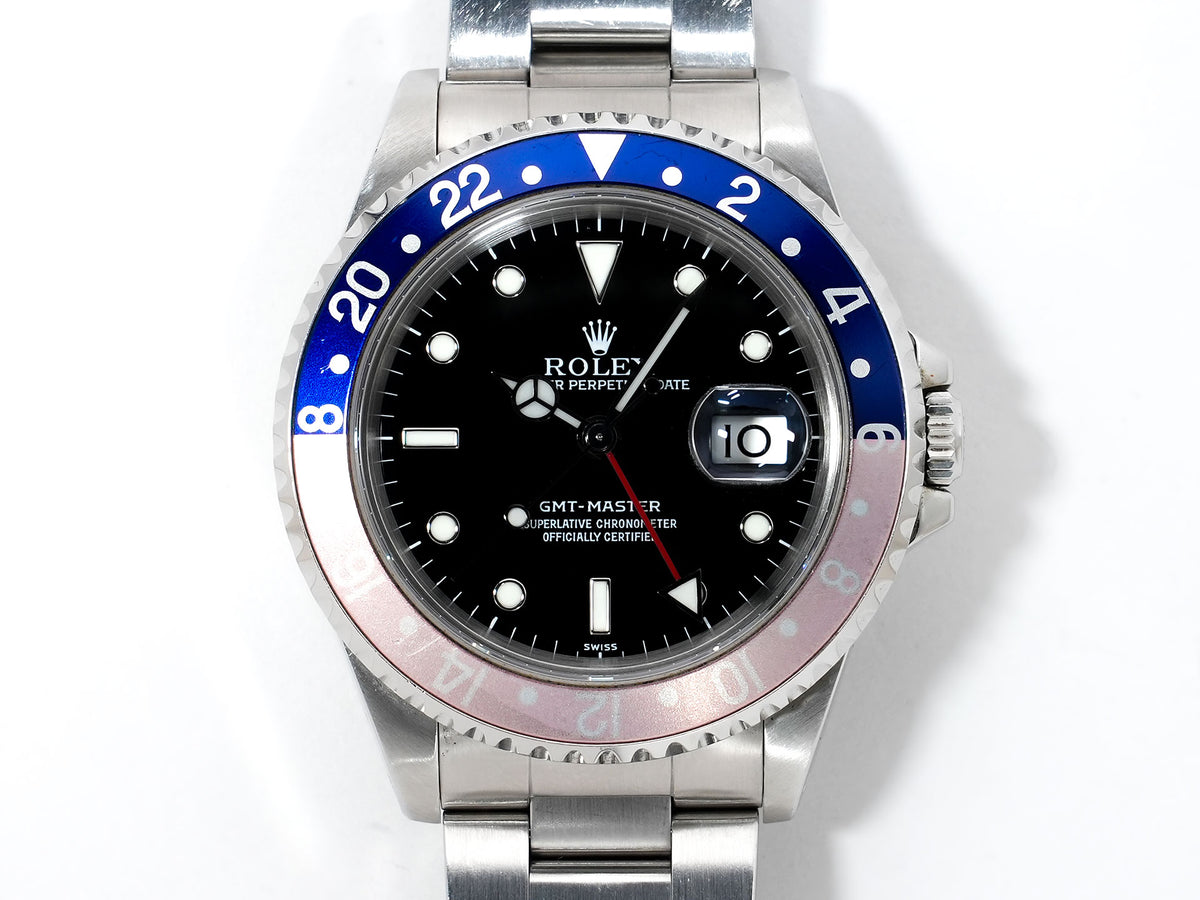 ロレックス GMTマスター Ref.16700 ステンレススチール ブラック文字盤 オイスターブレスレット 中古 o9o6wa69