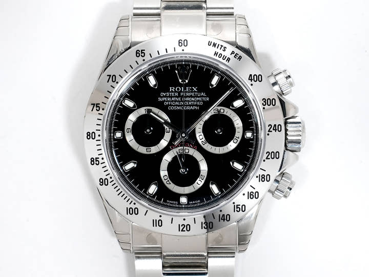 ロレックス デイトナ Ref.116520 ステンレススチール ブラック文字盤 美品 zzrifaj4