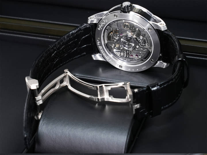 オーデマピゲ CODE 11.59 バイ オーデマ ピゲ フライング トゥールビヨン Ref.26396NB.OO.D002CR.01 ホワイトゴールド/ブラックセラミック ベージュエンボス文字盤 未使用 mscpzgjv