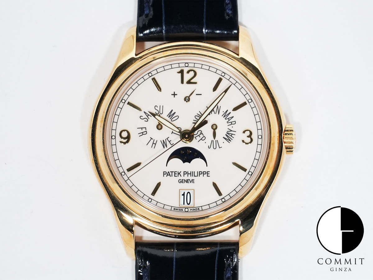 Patek Philippe Annual Calendar Ref.5146J-001 Yellow Gold Ivory Dial Excellent Pre-Owned 248qukyq