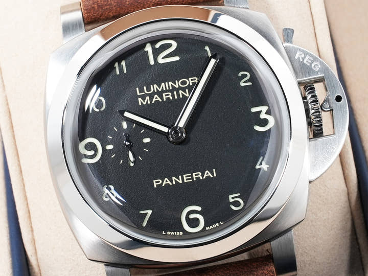 Panerai Luminor Marina Ref.PAM01759 Stainless Steel Black Dial Excellent Condition abovcfwk