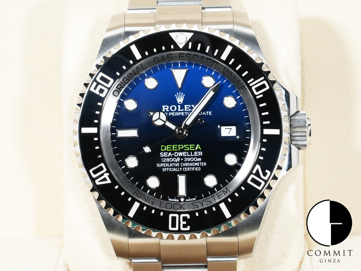 Rolex Sea-Dweller Deepsea Ref.126660 Stainless Steel D-BLUE Dial Excellent Condition tnmp6o3a