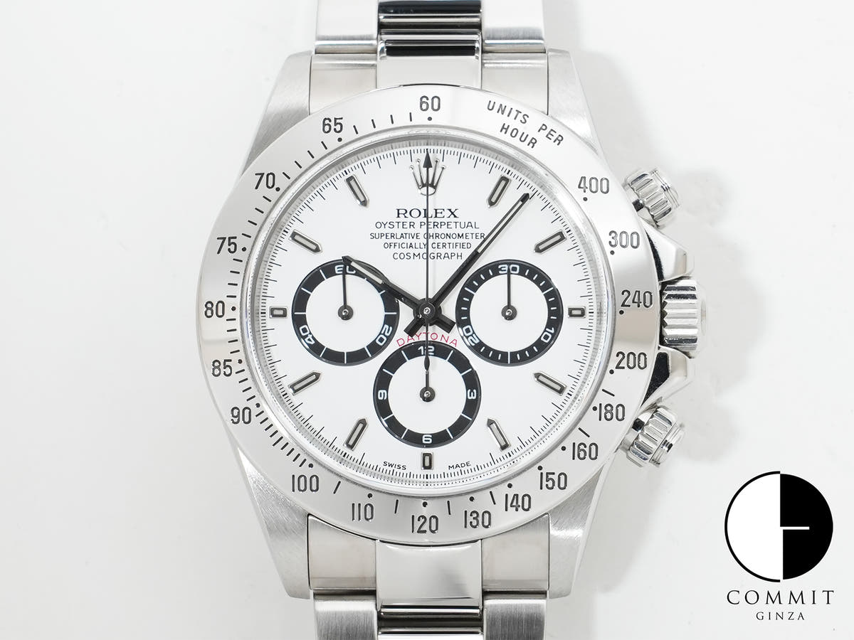 Rolex Daytona El Primero Ref.16520 Stainless Steel White Dial Excellent Pre-owned p2jzu45o