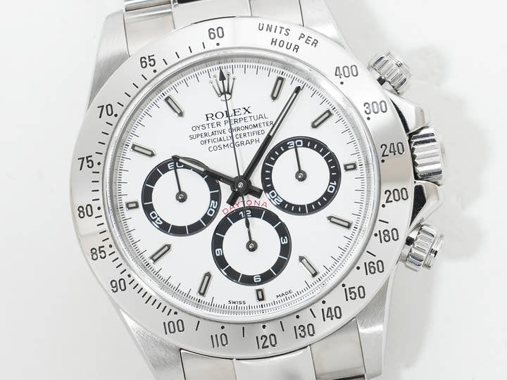 Rolex Daytona El Primero Ref.16520 Stainless Steel White Dial Excellent Pre-owned p2jzu45o
