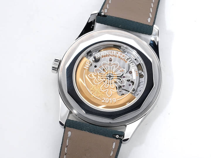 Patek Philippe Calatrava Ref.6007A-001 Stainless Steel Grey-Blue Dial Excellent Pre-Owned 4xeezheg