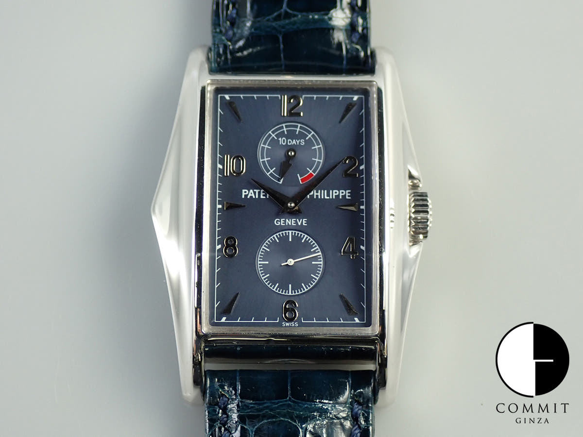 パテックフィリップ 10DAYS Ref.5100G-001 ホワイトゴールド ブルー文字盤
