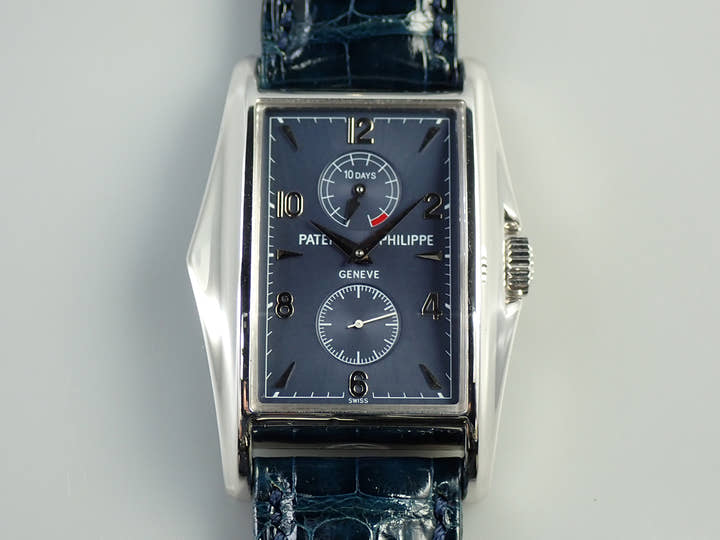 パテックフィリップ 10DAYS Ref.5100G-001 ホワイトゴールド ブルー文字盤
