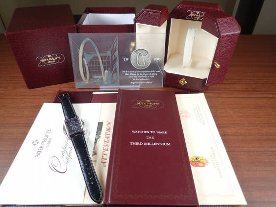 Patek Philippe 10 Days (10-day running time) 18KWG Ref.5100G Blue Dial Used 10days