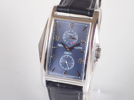 Patek Philippe 10 Days (10-day running time) 18KWG Ref.5100G Blue Dial Used 10days