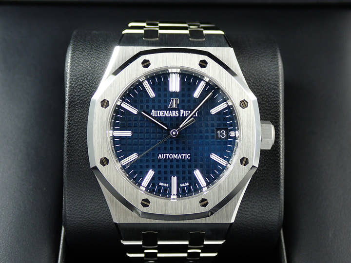 オーデマピゲ ロイヤルオーク Ref.15450ST.OO.1256ST.03 ステンレススチール ブルー文字盤