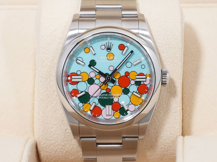 ロレックス オイスターパーペチュアル36 Ref.126000 ステンレススチール セレブレーションモチーフ文字盤 未使用