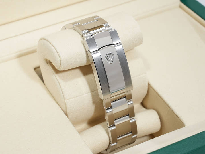 ロレックス デイトジャスト Ref.126334 ステンレススチール/ホワイトゴールド ブライトブルーローマン文字盤 オイスターブレスレット 未使用