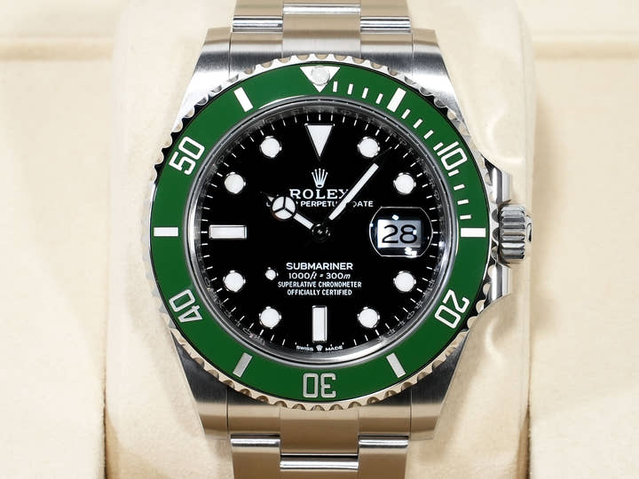 ロレックス サブマリーナー デイト Ref.126610LV ステンレススチール ブラック文字盤 未使用