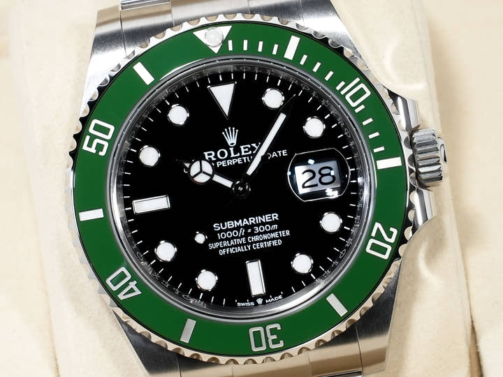 ロレックス サブマリーナー デイト Ref.126610LV ステンレススチール ブラック文字盤 未使用