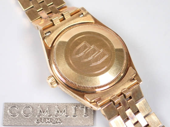 ロレックス オイスターパーペチュアルデイト Ref.15037 シャンパン文字盤 中古 14k