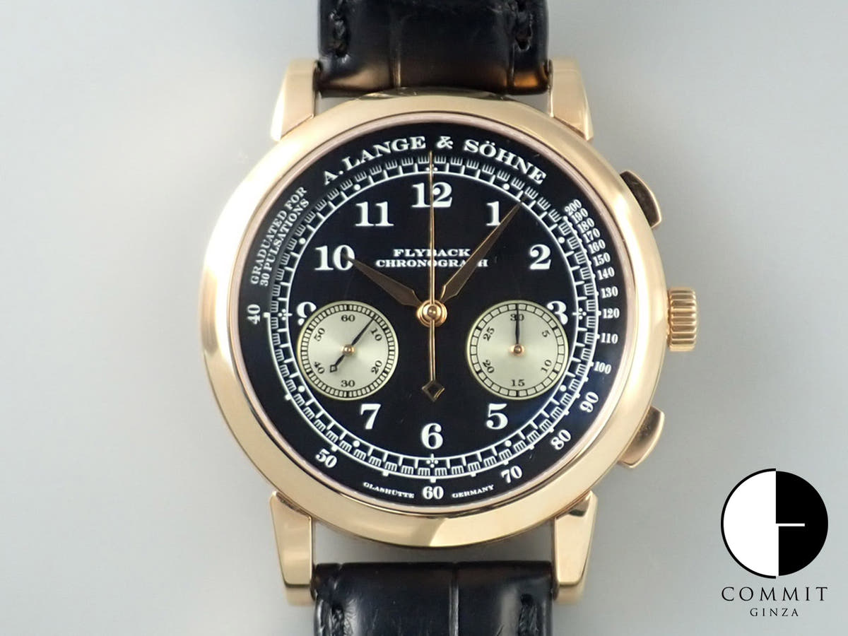 A. Lange & Söhne 1815 Chronograph Ref.401.031 Black Dial Excellent Condition YT782610