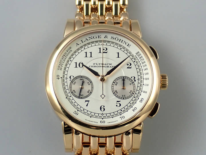 A. Lange & Söhne 1815 Chronograph Ref.401.032 Silver Dial Pre-owned A67M3T69