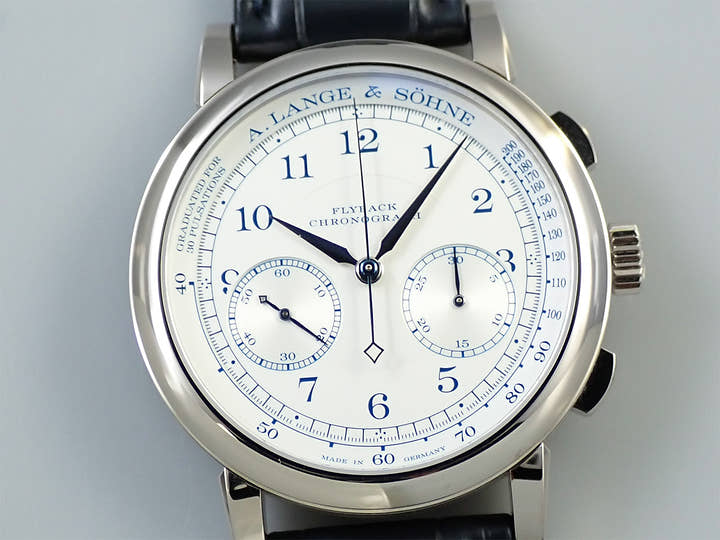 A.ランゲ&ゾーネ 1815 クロノグラフ Ref.414.026 シルバー文字盤 極美品 78H69858