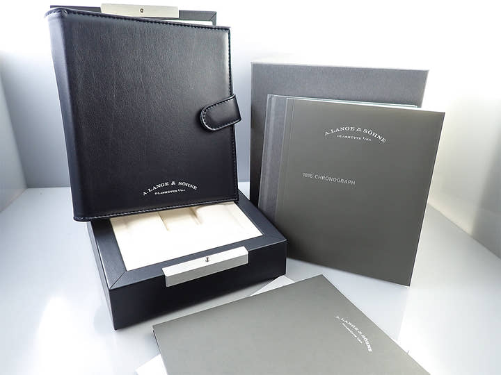 A.ランゲ&ゾーネ 1815 クロノグラフ Ref.414.026 シルバー文字盤 極美品 78H69858