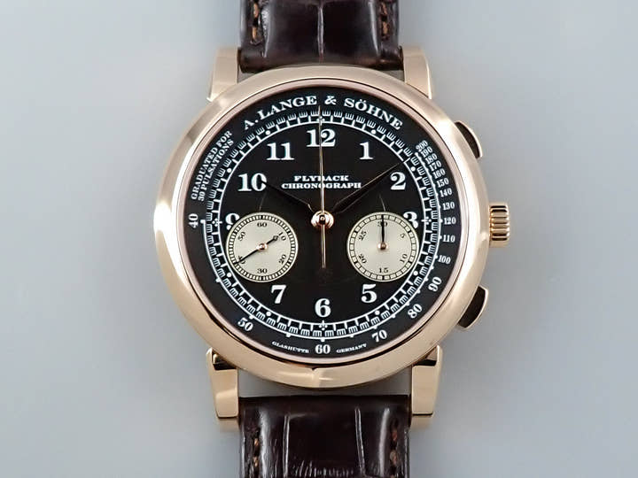A. Lange & Söhne 1815 Chronograph Ref.401.031 Black Dial Very Good Condition 8677LPFC