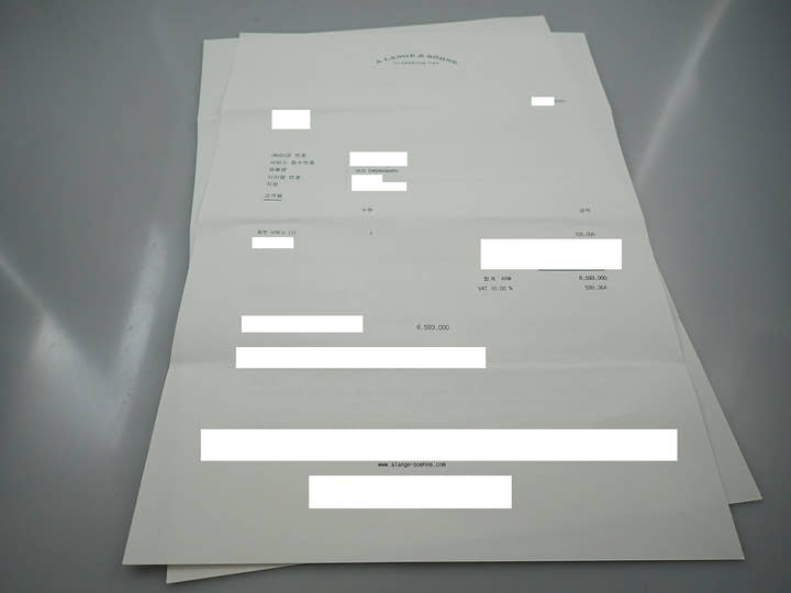 A. Lange & Söhne 1815 Chronograph Ref.401.031 Black Dial Very Good Condition 8677LPFC