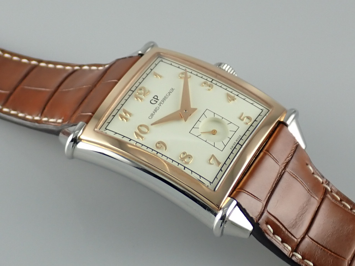 ジラールペルゴ ヴィンテージ Ref.25835-11-121-11A シルバー文字盤 未使用 vintage1945-4