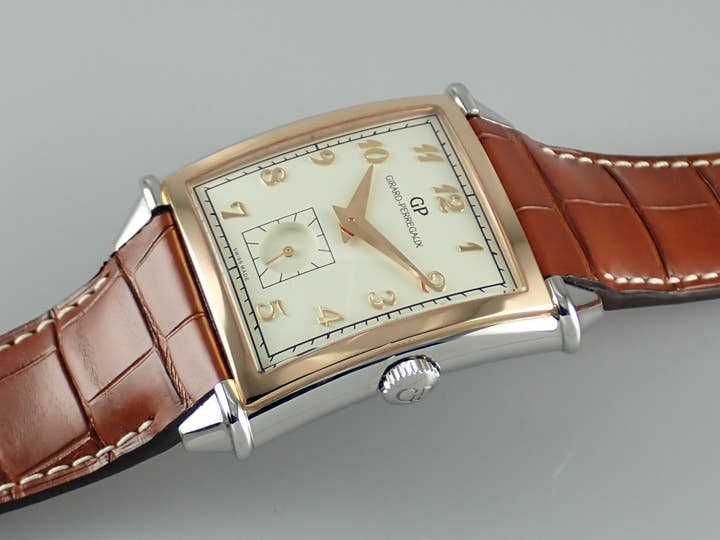 ジラールペルゴ ヴィンテージ Ref.25835-11-121-11A シルバー文字盤 未使用 vintage1945-4