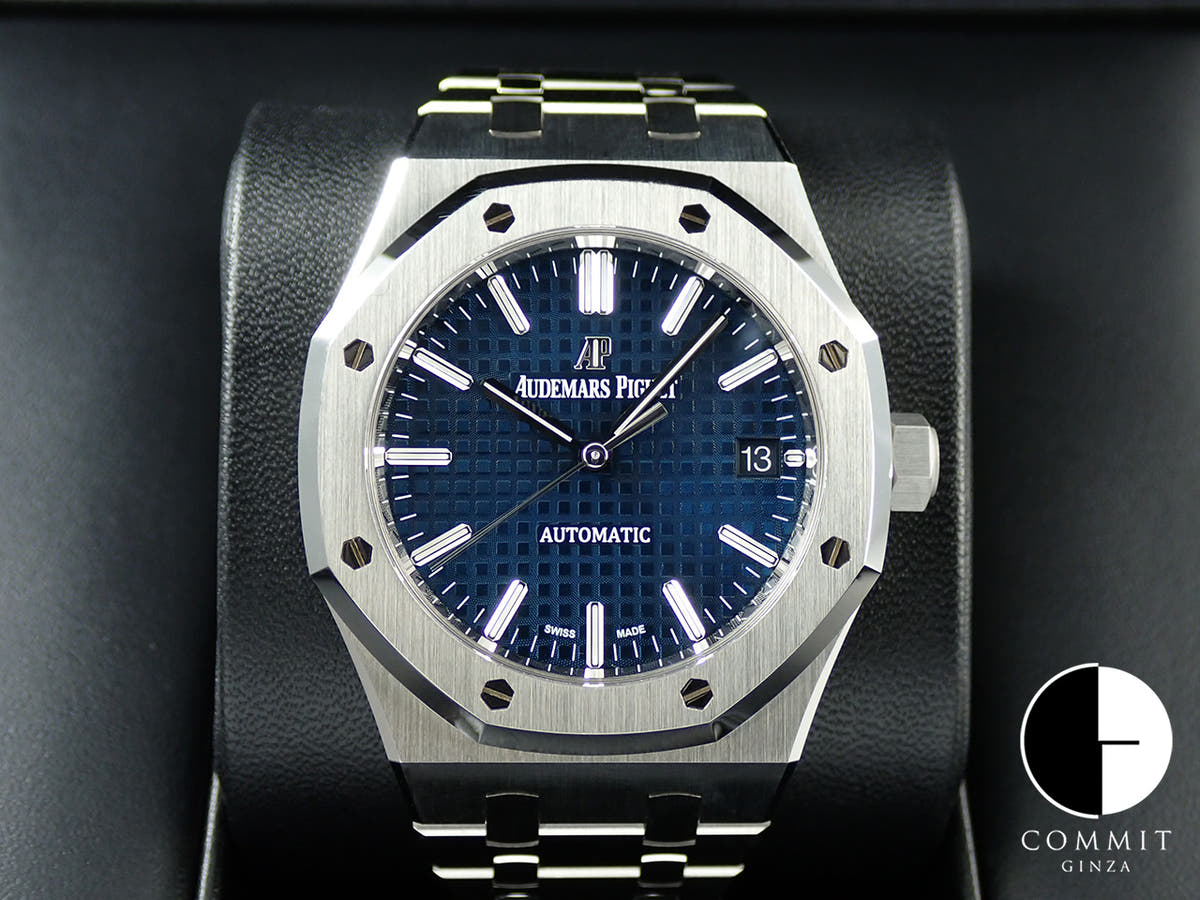 オーデマピゲ ロイヤルオーク Ref.15450ST.OO.1256ST.03 ステンレススチール ブルー文字盤