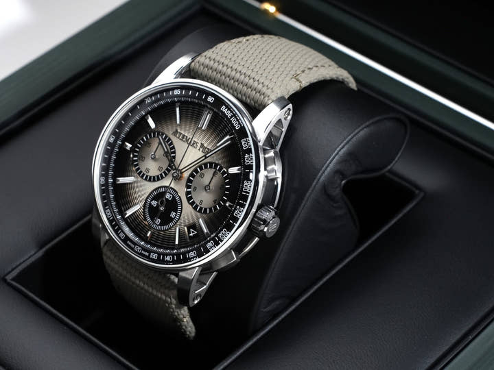 オーデマピゲ CODE 11.59 バイ オーデマ ピゲ クロノグラフ Ref.26393QT.OO.A064KB.01 ステンレススチール/ブラックセラミック スモークベージュ文字盤