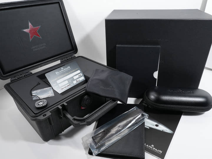 ブランパン フィフティ ファゾムス バチスカーフ レヴォリューション限定 Ref.5100-1110-NAMA ブラック文字盤 美中古 cst6eyb3