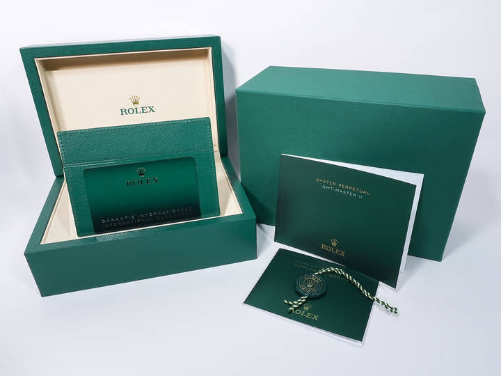 Rolex GMT-Master II Ref.126710GRNR Stainless Steel Black Dial Jubilee Bracelet Unused 33hkdw34