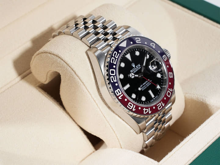 Rolex GMT-Master II Ref. 126710BLRO Stainless Steel Black Dial Jubilee Bracelet