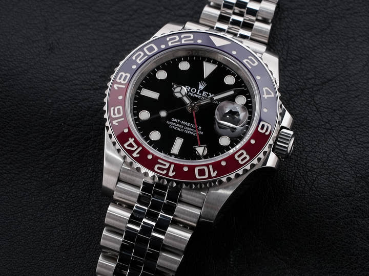 Rolex GMT-Master II Ref. 126710BLRO Stainless Steel Black Dial Jubilee Bracelet