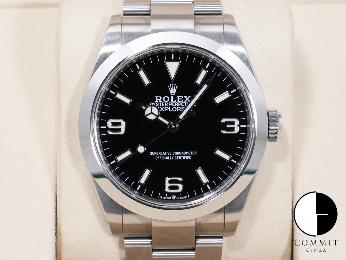 ロレックス エクスプローラー40 Ref.224270 ステンレススチール ブラック文字盤 オイスターブレスレット 中古 odt2dv2v