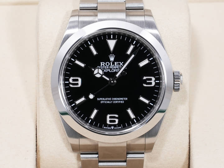 ロレックス エクスプローラー40 Ref.224270 ステンレススチール ブラック文字盤 オイスターブレスレット 中古 odt2dv2v
