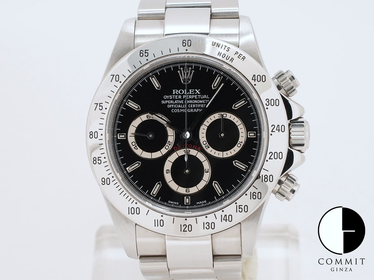 ロレックス デイトナ エルプリメロ Ref.16520 ステンレススチール ブラック文字盤