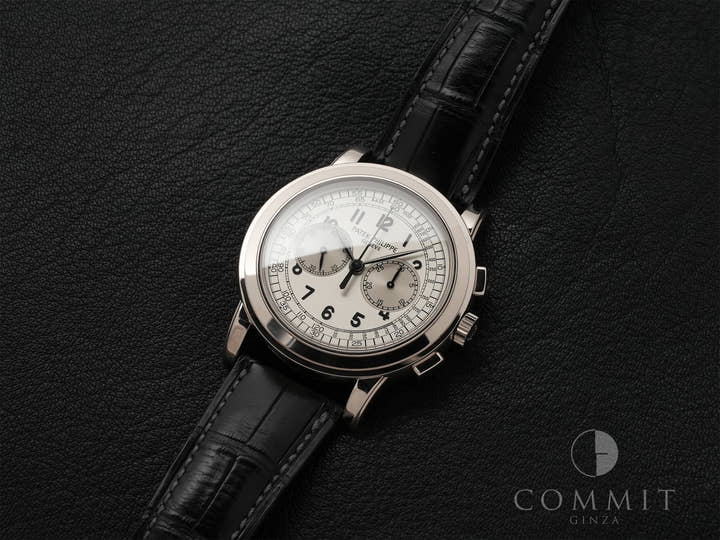 Patek Philippe Chronograph Ref. 5070G-001 White Gold Silver Dial