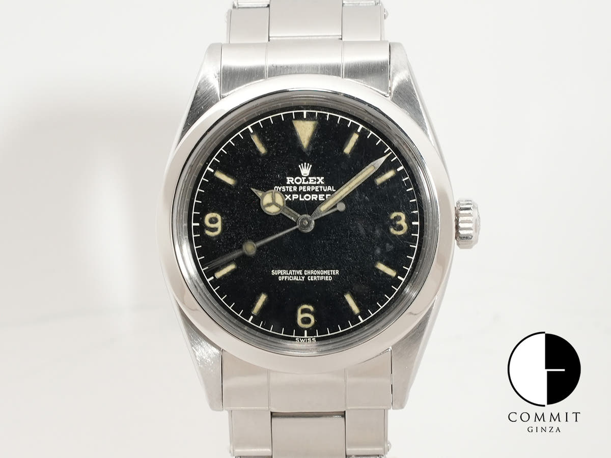 ロレックス エクスプローラーI Ref.1016MM ステンレススチール ブラック文字盤