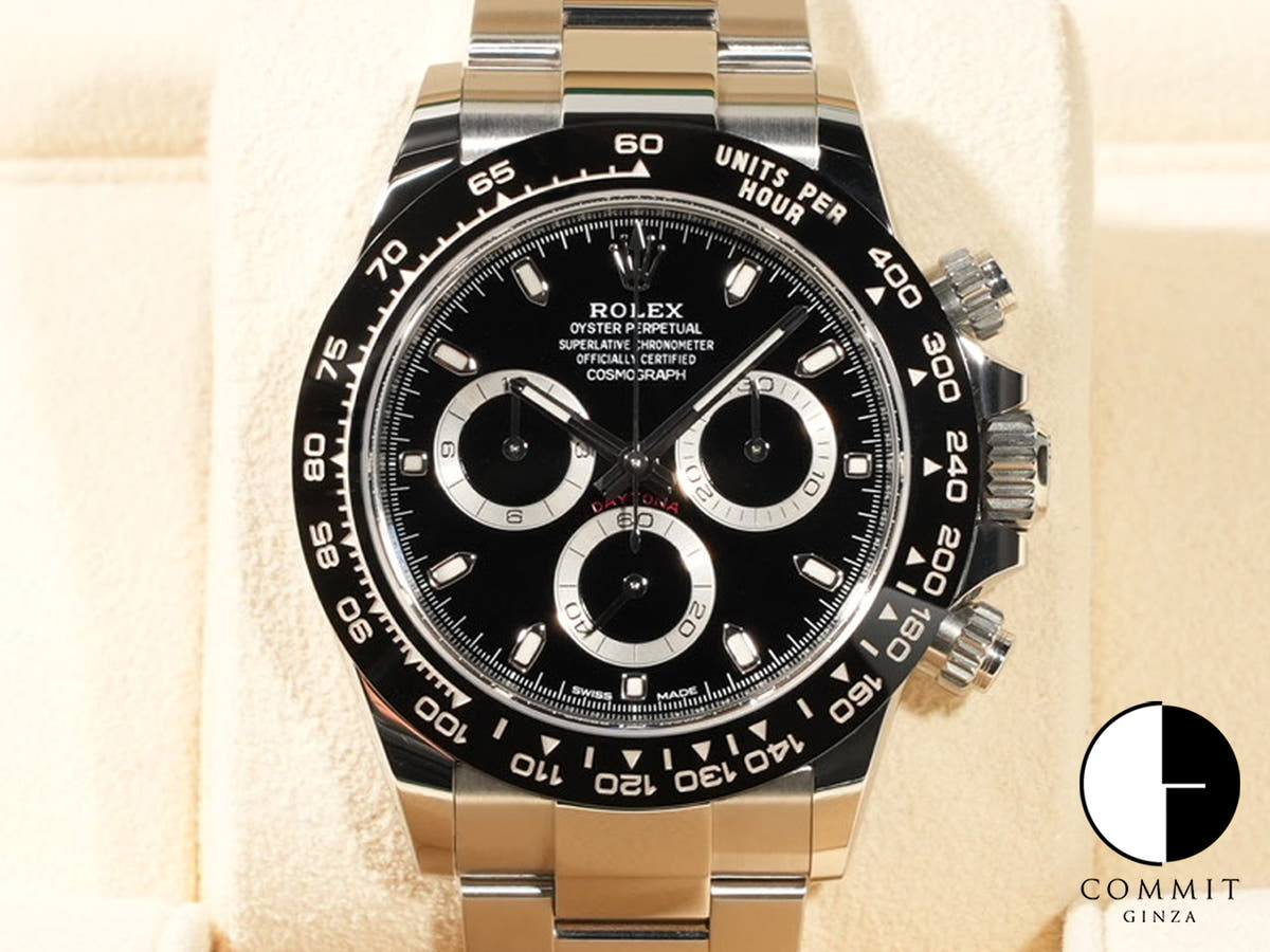 ロレックス デイトナ Ref.116500LN ステンレススチール ブラック文字盤