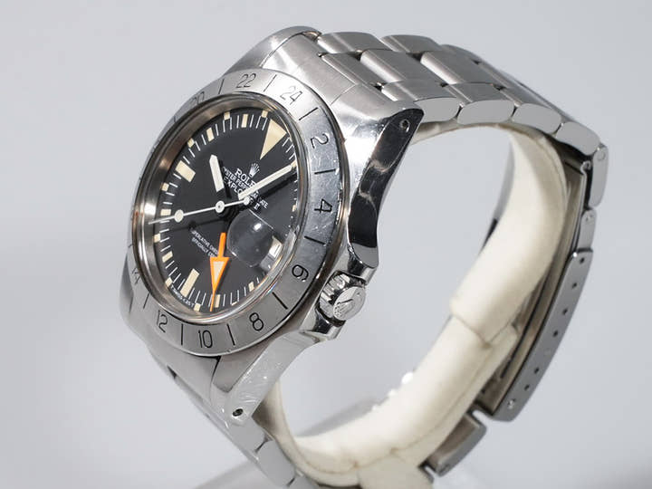 ロレックス エクスプローラーII Ref.1655 ステンレススチール ブラック文字盤