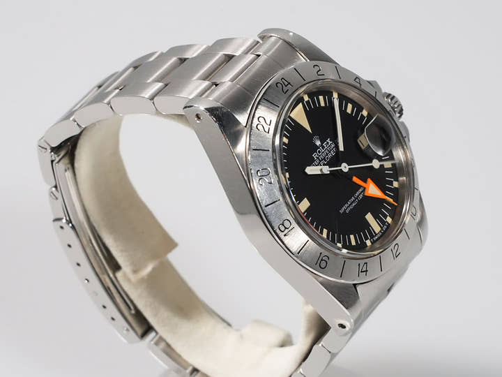 ロレックス エクスプローラーII Ref.1655 ステンレススチール ブラック文字盤