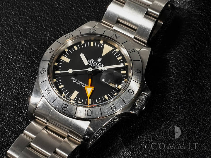 ロレックス エクスプローラーII Ref.1655 ステンレススチール ブラック文字盤