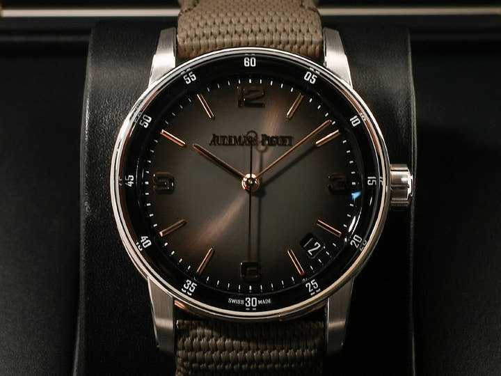 オーデマピゲ CODE 11.59 バイ オーデマ ピゲ Ref.15210CR.OO.A002CR.01 ホワイトゴールド/ピンクゴールド グレーラッカー文字盤