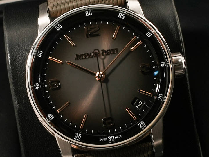 オーデマピゲ CODE 11.59 バイ オーデマ ピゲ Ref.15210CR.OO.A002CR.01 ホワイトゴールド/ピンクゴールド グレーラッカー文字盤